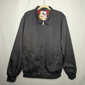 New Harrington Mens Classic Gray Utility Deadstock Zip Up Jacket Size XL XXL NWT